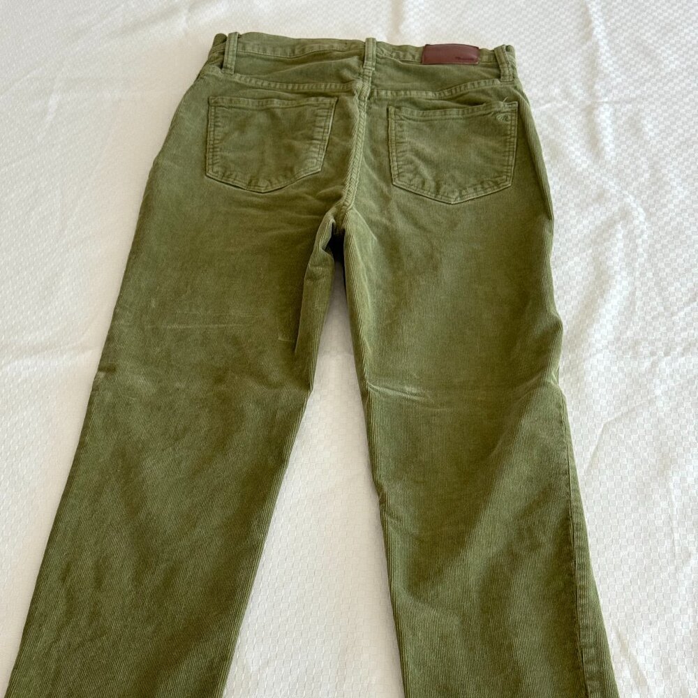 Madewell | Olive Green Corduroy Pants, Size 4/27